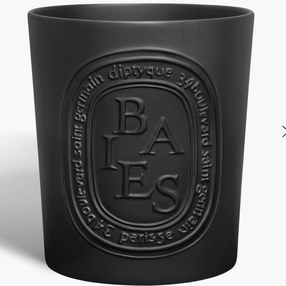 Diptyque Baies Large Black Candle